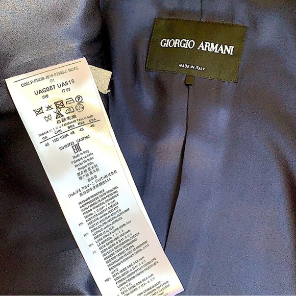 2x HP Armani tweed jacket with flower detailing and a double bow at the collar. - Picture 13 of 14